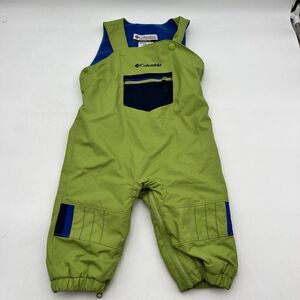 Columbia Green Toddler Boy Winter Snowsuit & Jacket Size 12 Months